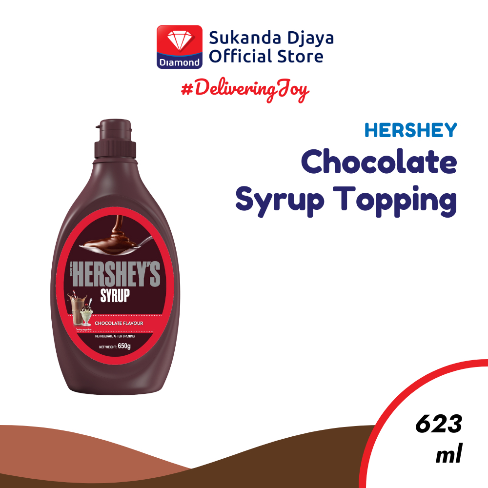 

Hershey's Chocolate Syrup / Sirup Coklat Topping 623 Ml