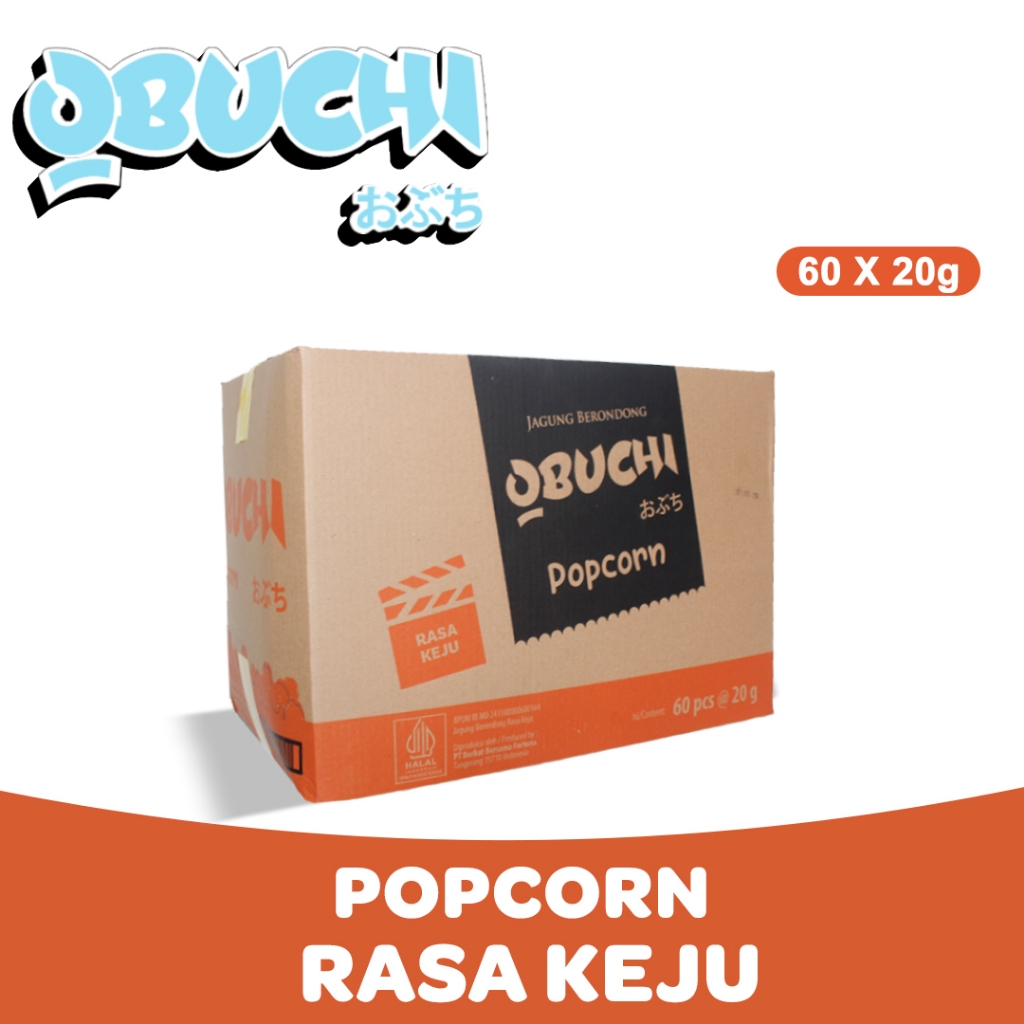 

1 KARTON Obuchi Popcorn Rasa Keju - Jagung Berondong