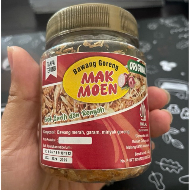 

Bawang Goreng Renyah Tanpa Tepung 40g