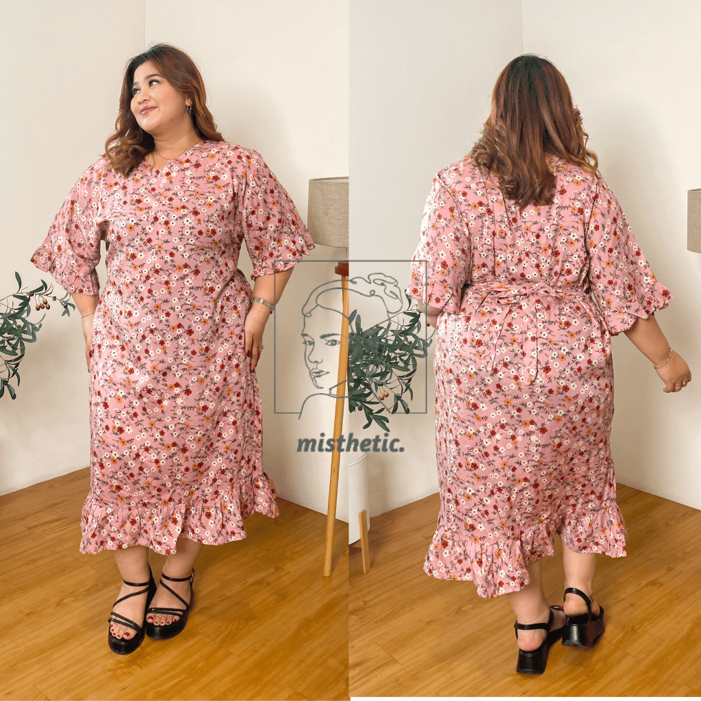Serena Dress ━ Daster Rayon Jumbo Premium LD140/LD160/ Daster Big Size/ Daster Plus Size