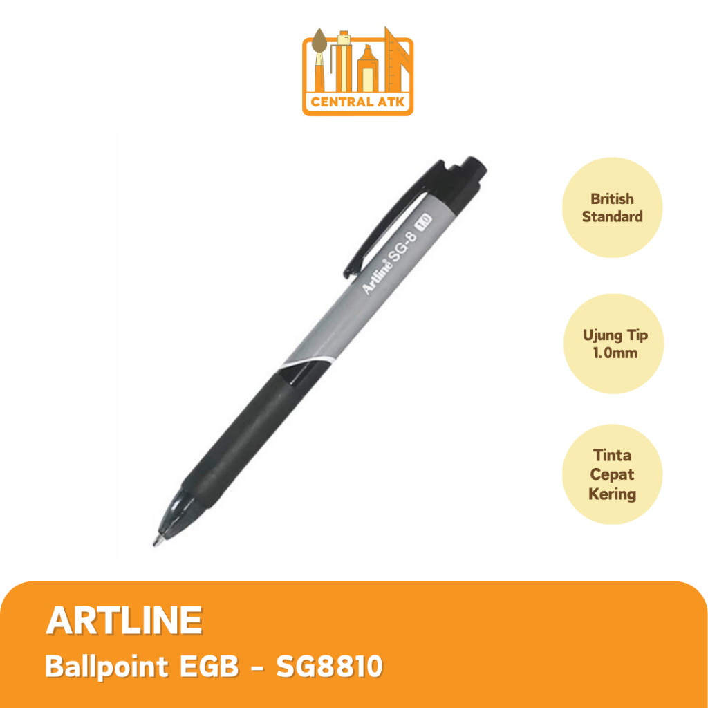 

BALLPOINT / BOLPEN / PULPEN ARTLINE EGB-SG8810 0.1 MM (1PCS)