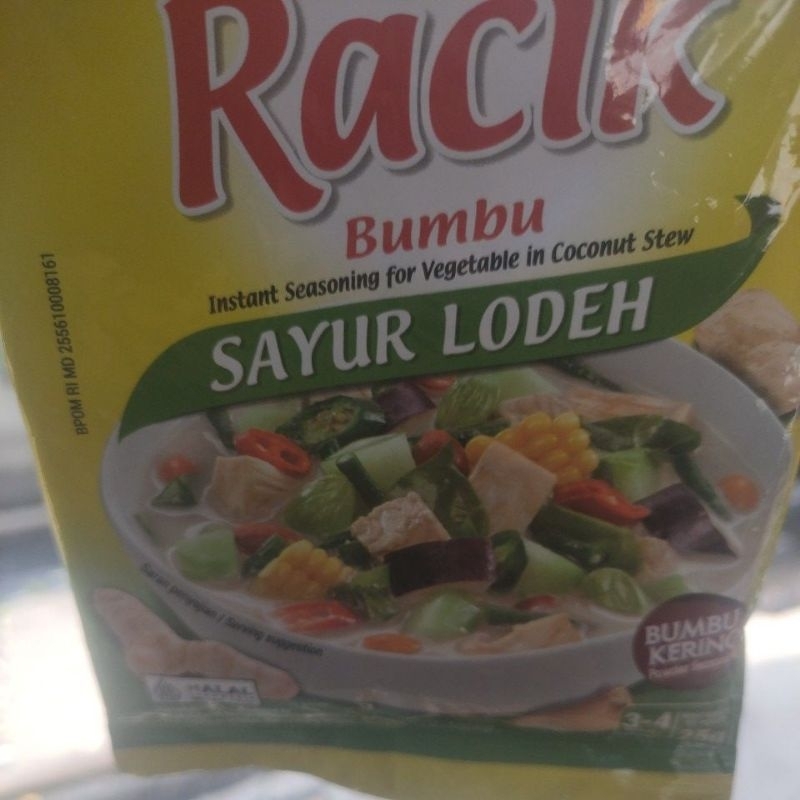 

Racik sayur lodeh /pcs