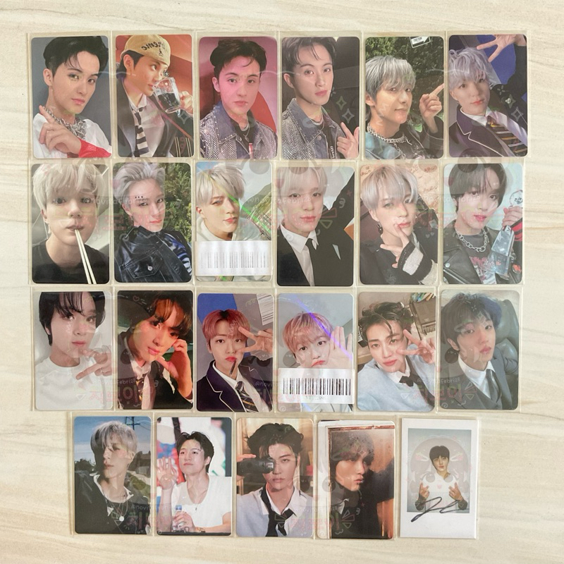 PHOTOCARD MARK RENJUN JENO HAECHAN JAEMIN ISTJ KTOWN PB POSTER EVERLINE INTERASIA HANTEO KMS QR ver 