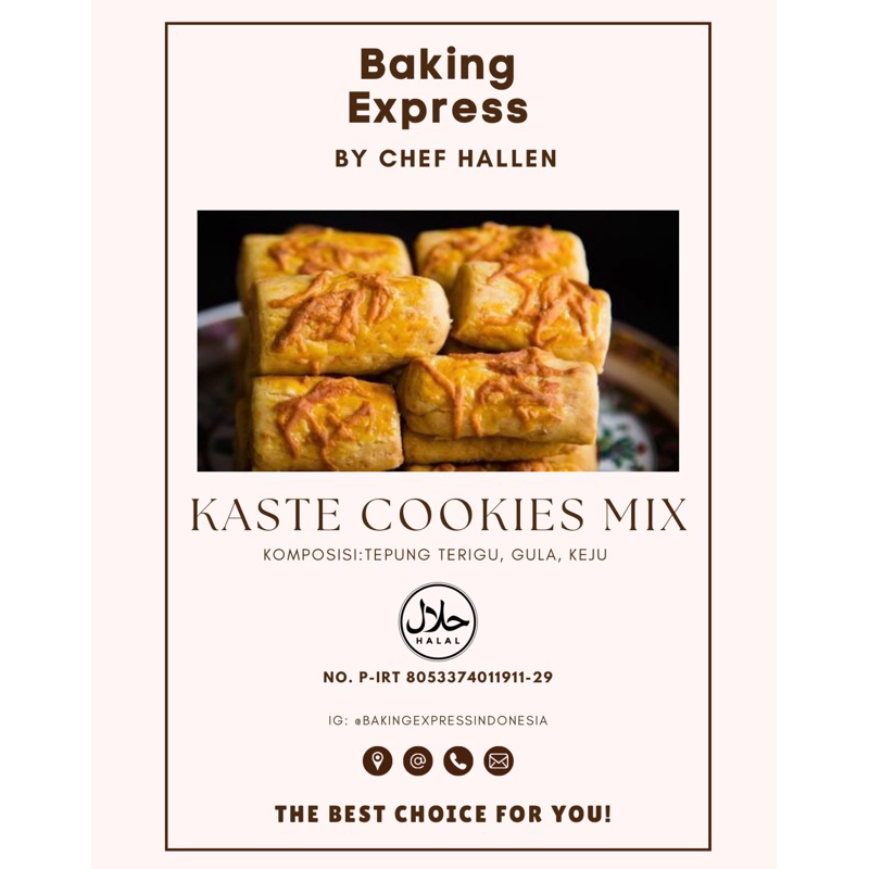 

TEPUNG MIX || KASTE COOKIES MIX