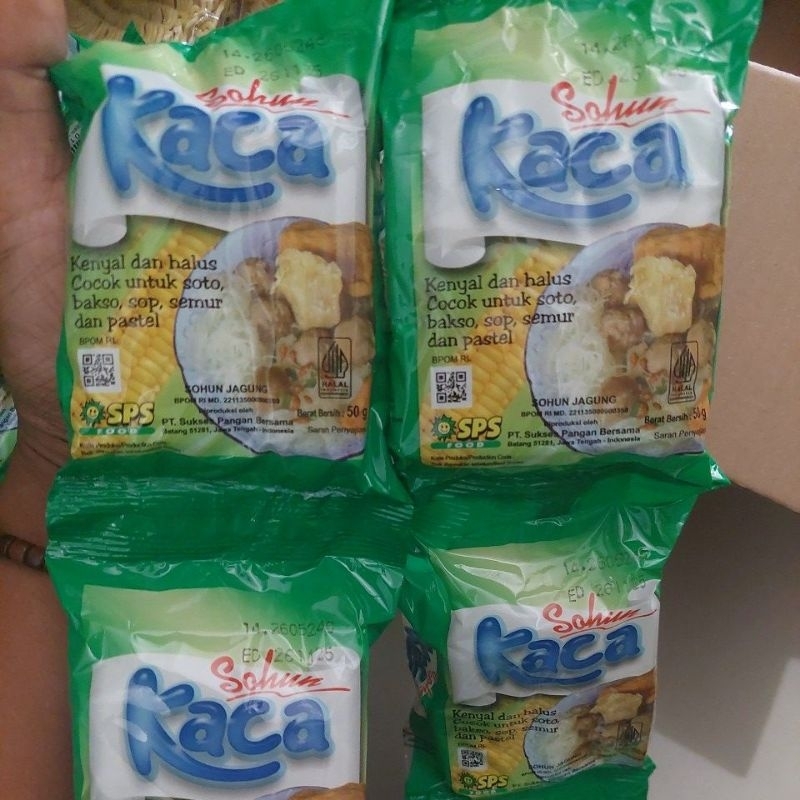 

Sohun Kaca 1 Renceng 5x50gr Mie Sohun Jagung Kaca Mie Sohun Kaca Bihun Bakso