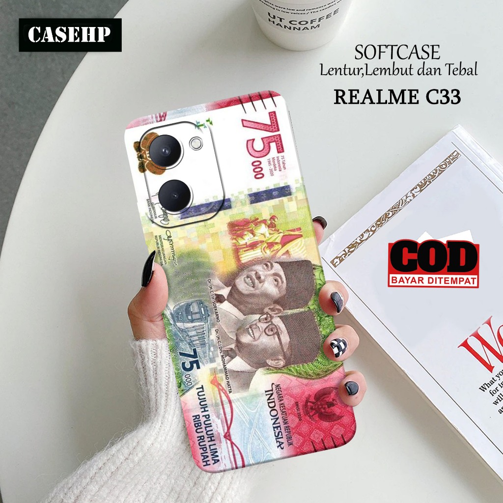 Case REALME C33 - Casehp - Casing REALME C33 - Case uang - Skin Handphone - Silikon REALME C33 - Cas