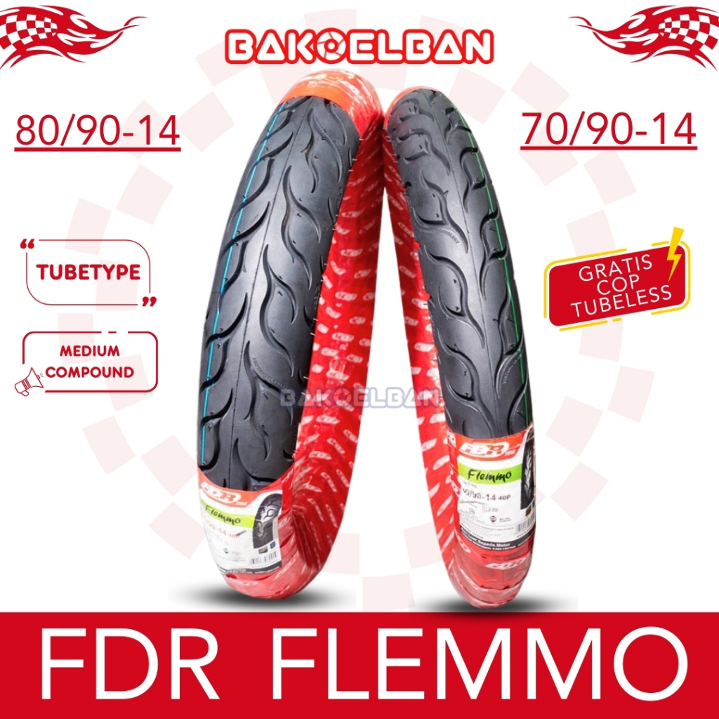 PAKET BAN FDR FLEMMO 70/90-14 & 80/90-14