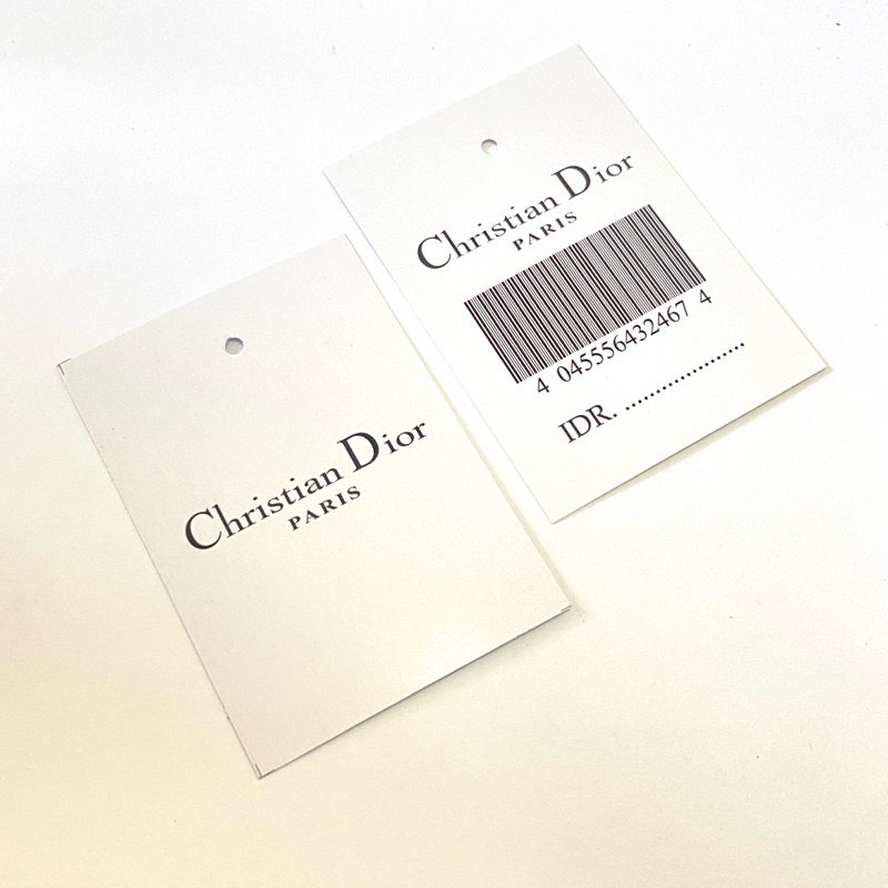 

HANGTAG CHRISTIAN DIOR // LABEL DIOR // HANGTAG LABEL DIOR