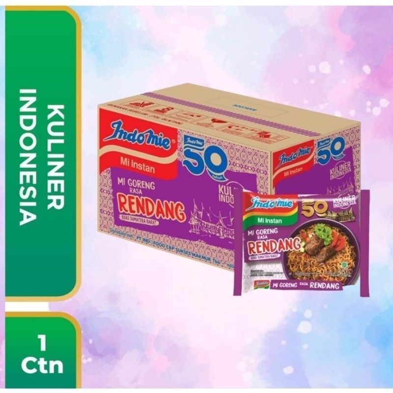 

Indomie Rendang 1 Dus Isi 40Pcs