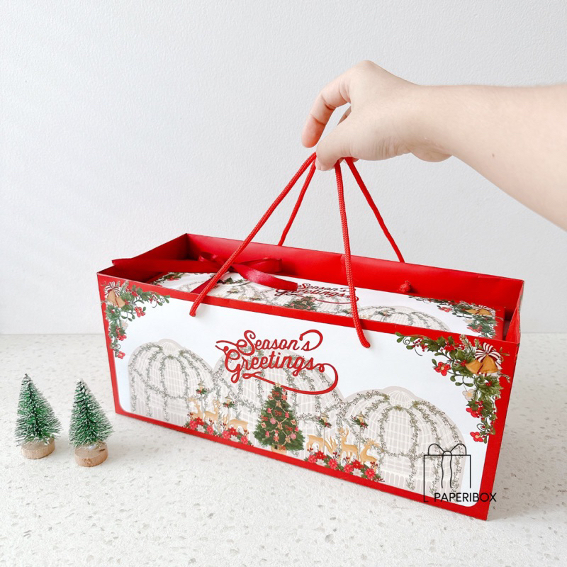 

(Isi 5 Pcs) Paperbag Jingle | Paperbag Natal Toples Jar Tabung | Paperbag Tas Kue