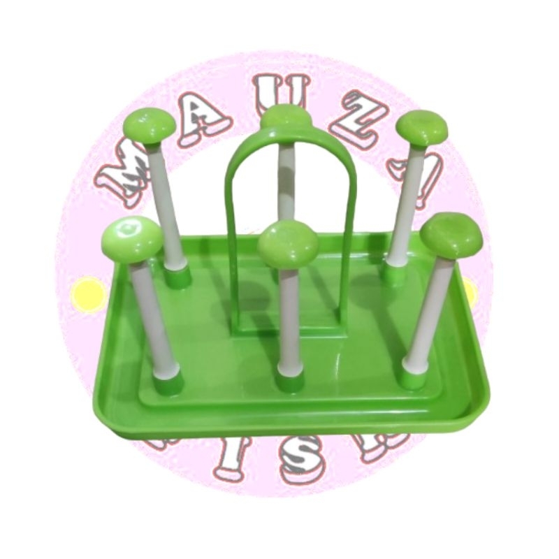 Stand gelas plastik  6 / rak gelas plastik / tempat gelas gantung / rak gelas serbaguna /gantungan g
