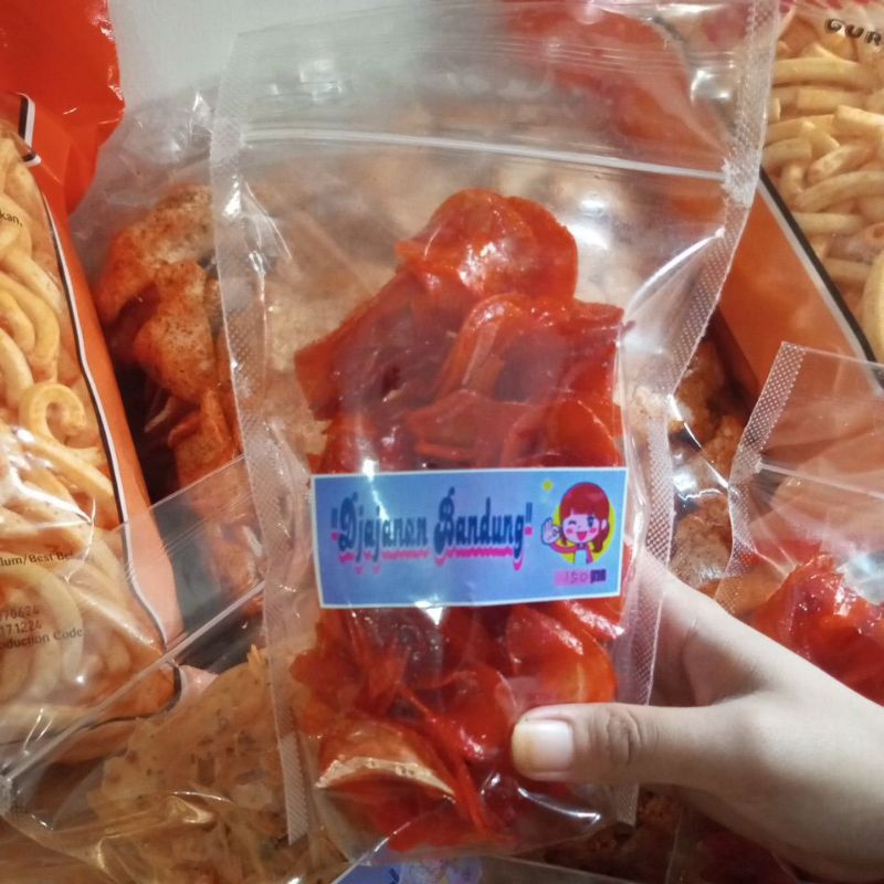 

kripiksingkongbaladopedasmanis150Gram