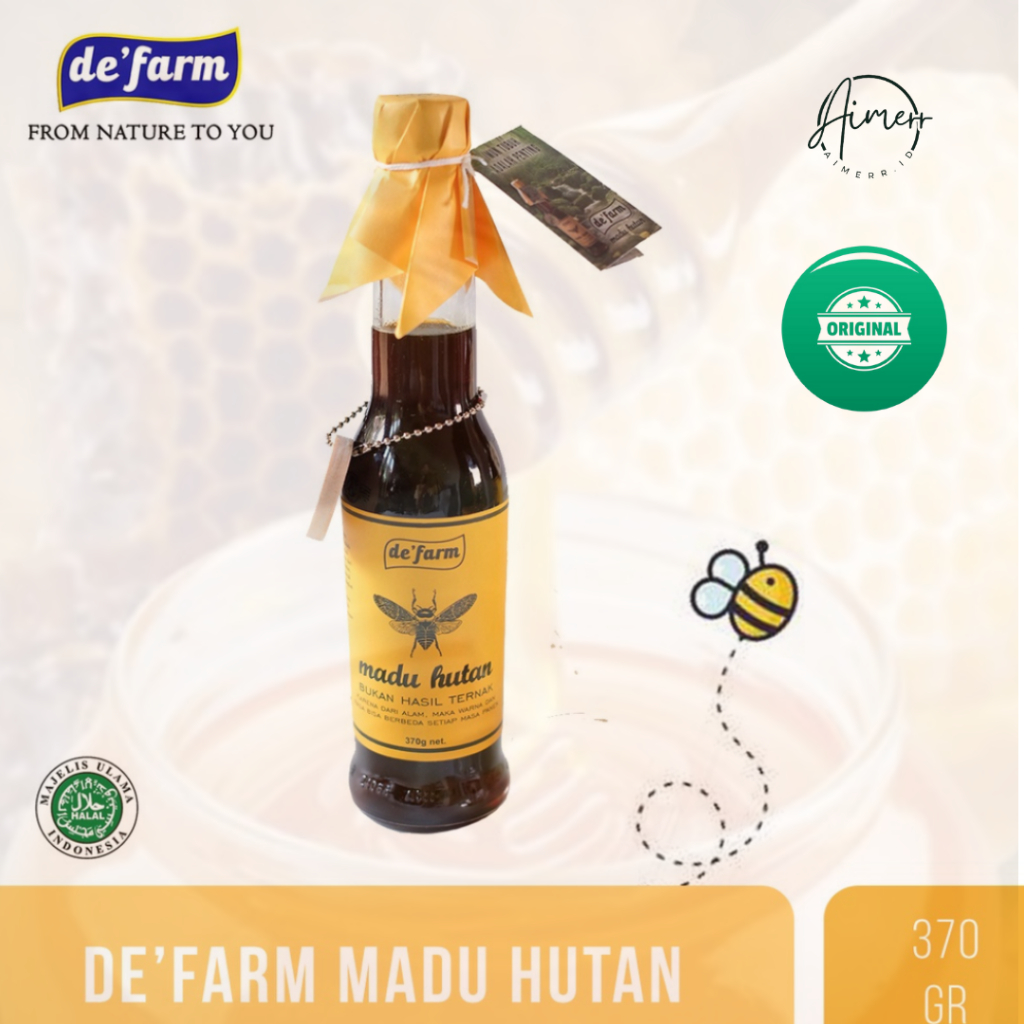 

De'farm Madu Hutan 370gr / Madu murni 100%