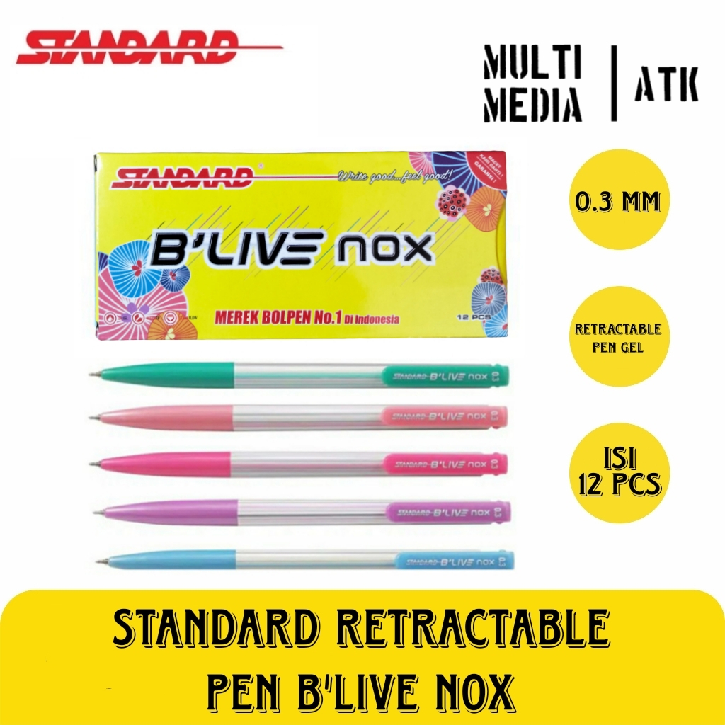 

Arm PEN STANDARD BLIVE NOX / PULPEN CETREK B'LIVE 0.3mm ISI 12