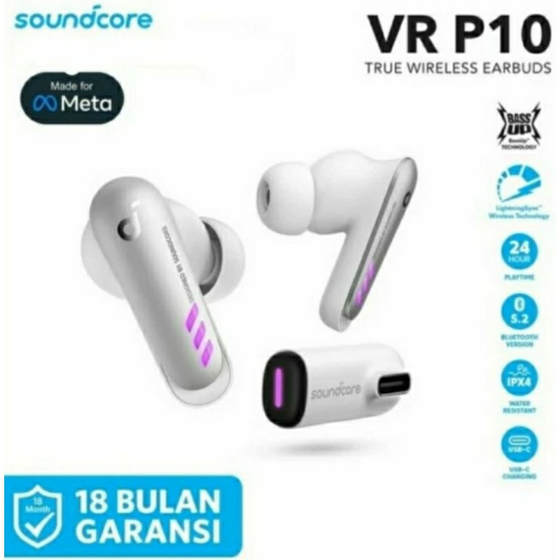 Anker Soundcore VR P10 Wireless Gaming Earphone TWS Oculus Quest A3850