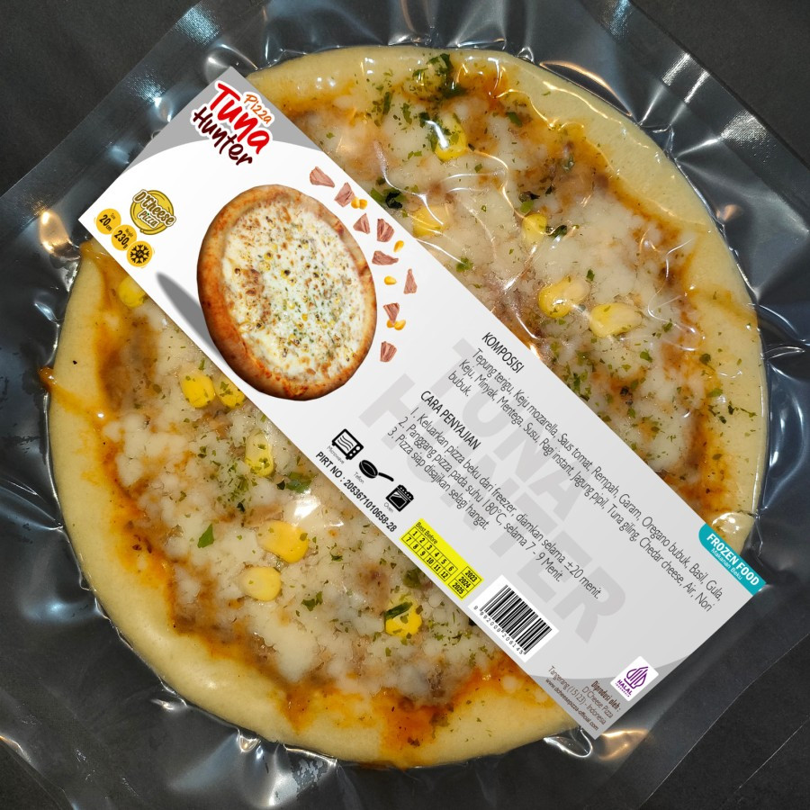 

AFGC D'Cheese Pizza Frozen Halal 20cm Rasanya Mantap