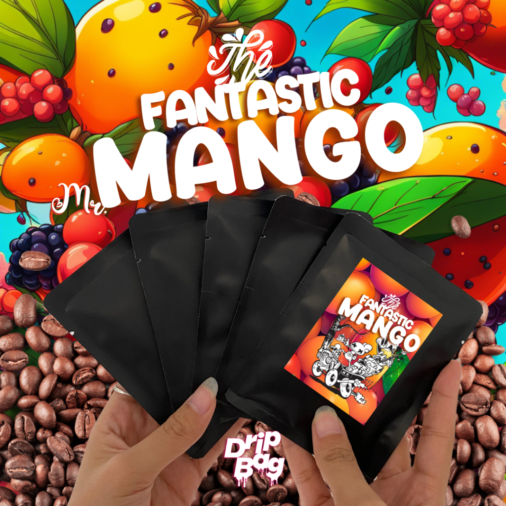 

Fantastic Mr Mango Drip Bag Coffee (5PCS) By BLACK POTION