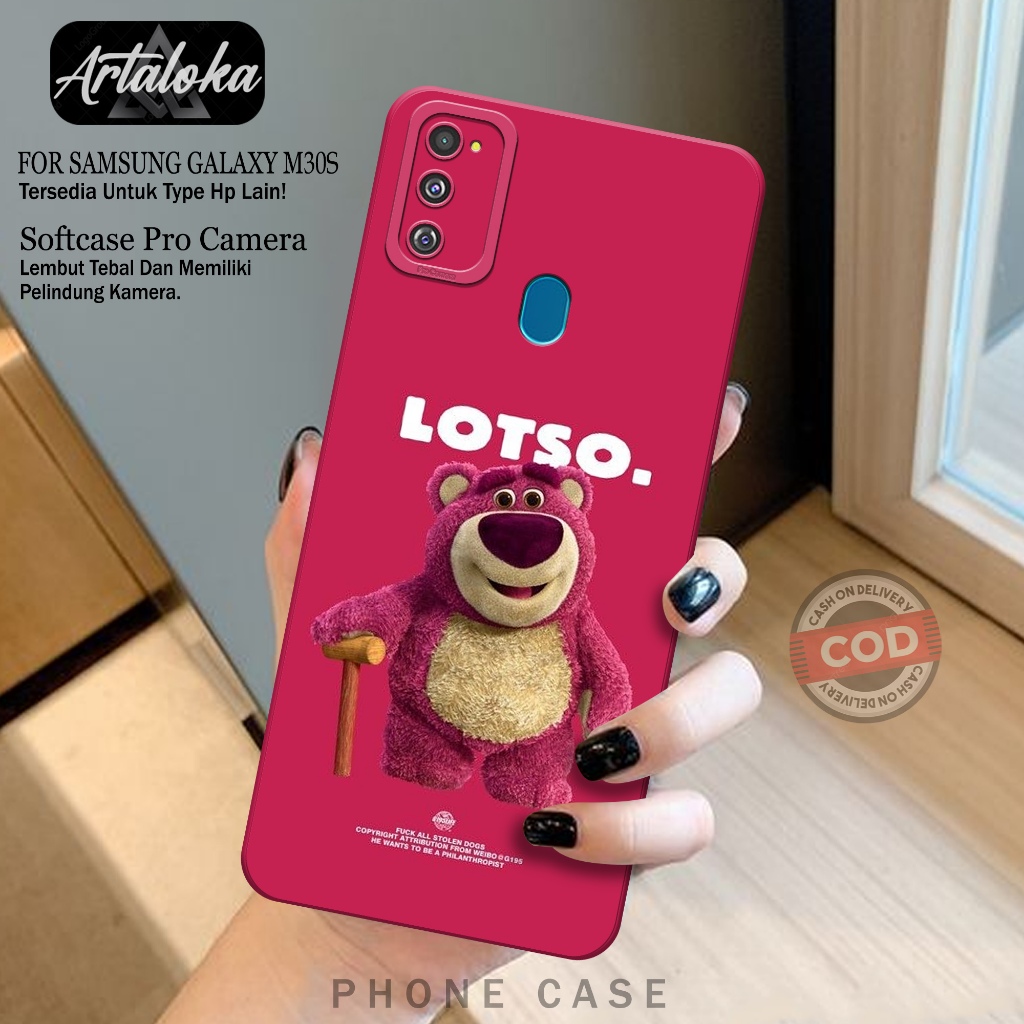 Softcase Hp Samsung Galaxy M30S Fashion Case Kartun Case Samsung Galaxy M30S Silikon TPU Pro Camera 