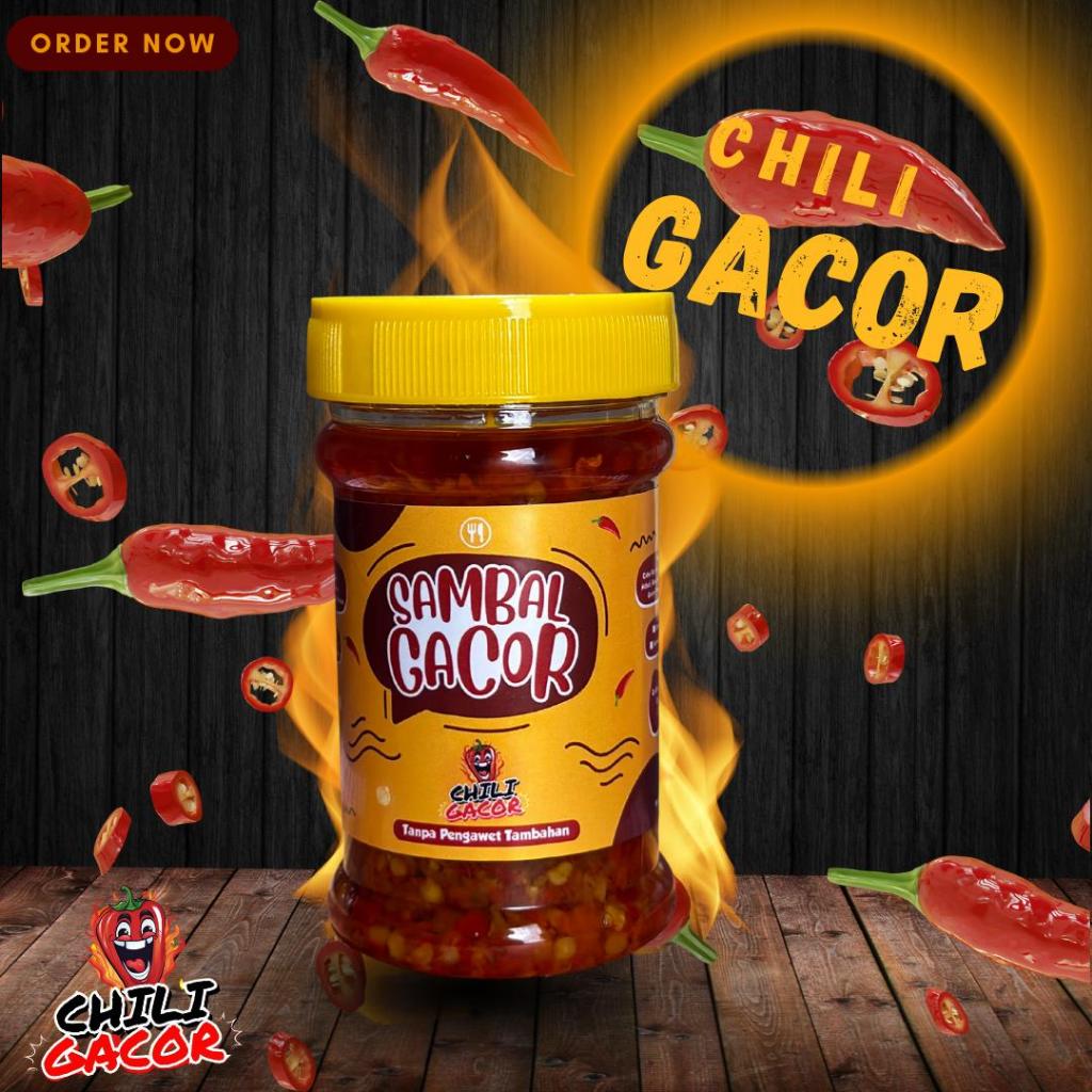 

Chili Gacor Sambal Bawang Gacor Sambal Ijo Gacor Pedas Gurih 130 g Sambel Botol Praktis