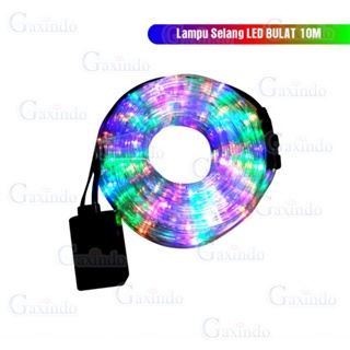 LAMPU LED STRIP BULAT 10 METER L1017 LAMPU SELANG LED STRIP ADAPTOR