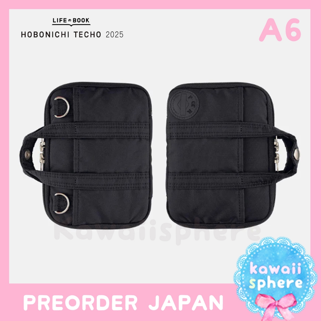 

Hobonichi Techo 2025 A6 (Cover Only) | POTR Stroll (Black) Yoshida & Co. | Hobonichi 2025 | Preorder Handcarry Japan