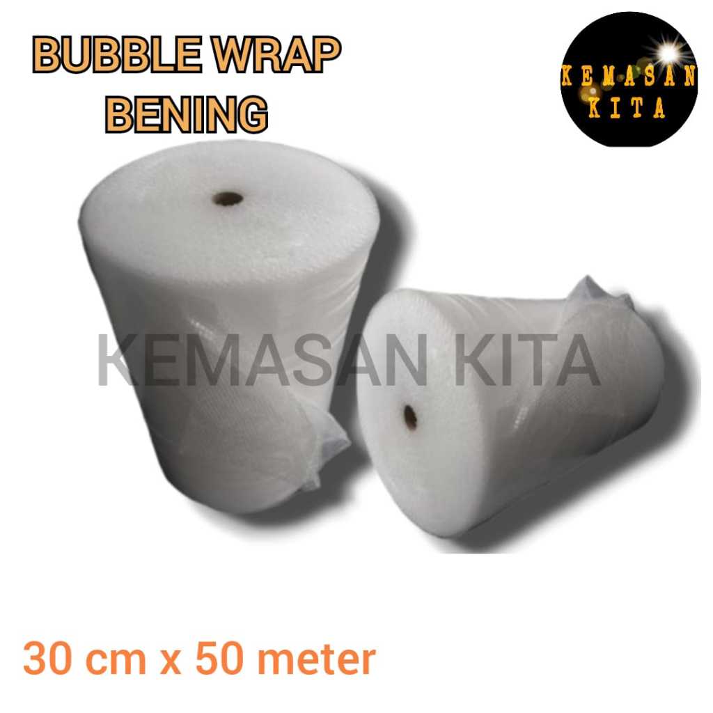 

BUBBLE WRAP 30CM X 50M BUBBLE WRAP PLASTIK GELEMBUNG