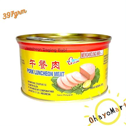 

Gulong / Pork Luncheon Meat/ Daging Babi Kaleng (NON_HALAL) 397g