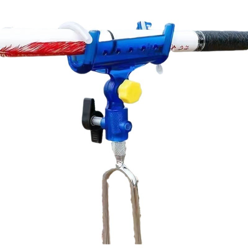 Bracket Dudukan Joran Pancing Adjustable 360 Derajat Bahan Stainless Steel/Cagak joran pancing