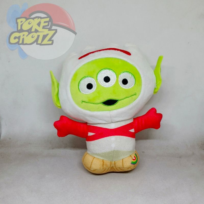 Boneka disney Pixar Toy Story 4 Alien Plush in Forky outfit Minus noda belakang kepala 20cm