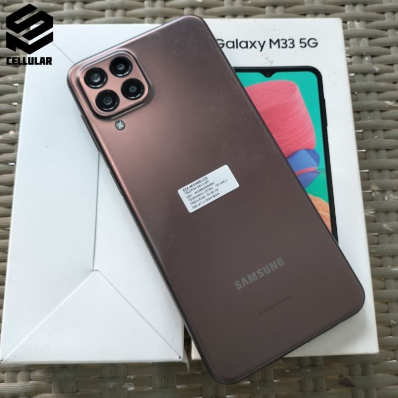 samsung galaxy M33 5G 8 128GB second garansi resmi SEIN Fullset