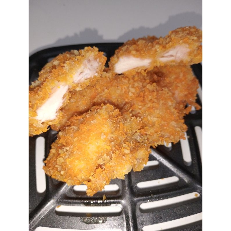 

ayam katsu panir dengan daging ayam selembut hati ibu