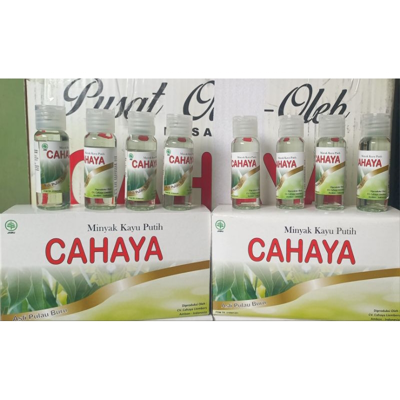 AROMA & HANGATNYA LEBIH TERASA!! 25 ML Minyak Kayu Putih MURNI Ambon Asli/ ORI Pulau Buru MEREK CAHA