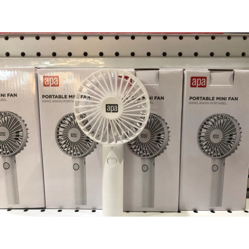APA 4INC KIPAS ANGIN EMERGENCY PORTABEL PUTIH/ACE HARDWARE RECHARGEABLE EMERGENCY FAN 4INC/APA KIPAS