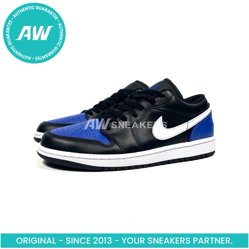 Air Jordan 1 Low Black Royal Toe