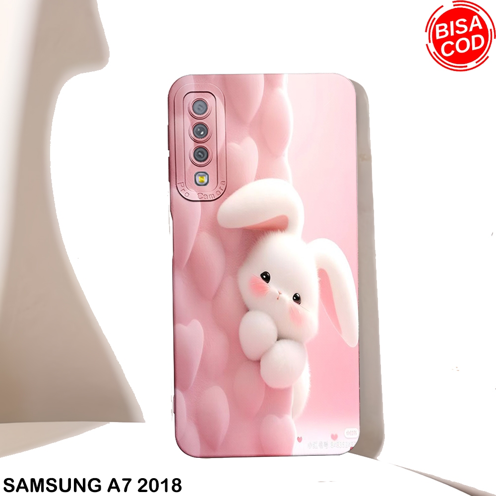 Case Samsung A7-2018 - Casing Samsung A7 2018 - Case Hp - Casing Hp Softcase - Samsung A7 2018 - Sil