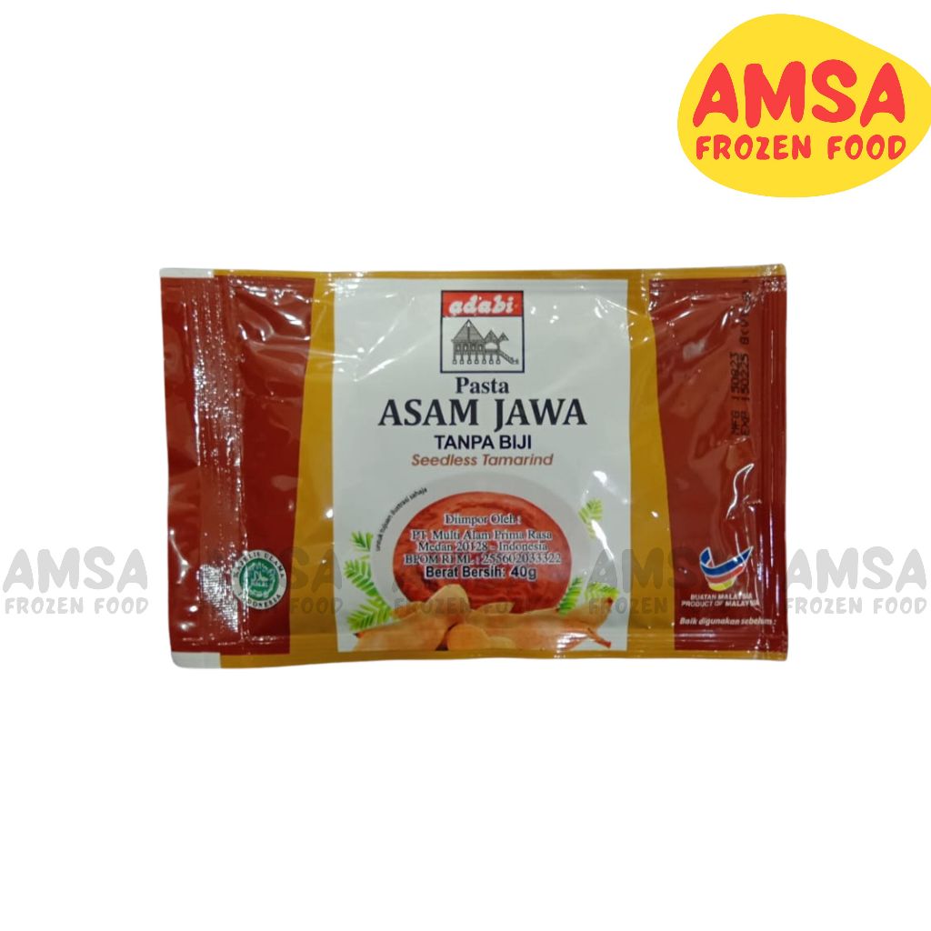 

ADABI PASTA ASAM JAWA TANPA BIJI 40GR