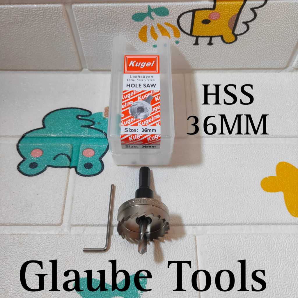 Hole Saw 36mm HSS Holesaw Besi 36 mm Mata Bor 36mm Kugel