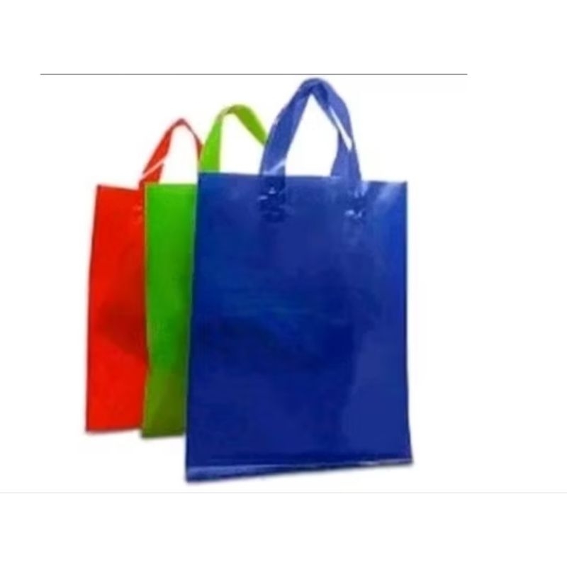 (isi 100 pcs) Kresek Warna/ Shopping Bag/ Tas Mall/ Shopping Bag ukuran 25x30