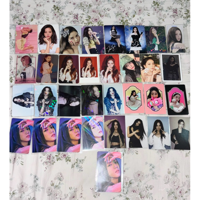 Blackpink Jisoo Jennie Rose Lisa Group Photocard pc limited rare broadcast