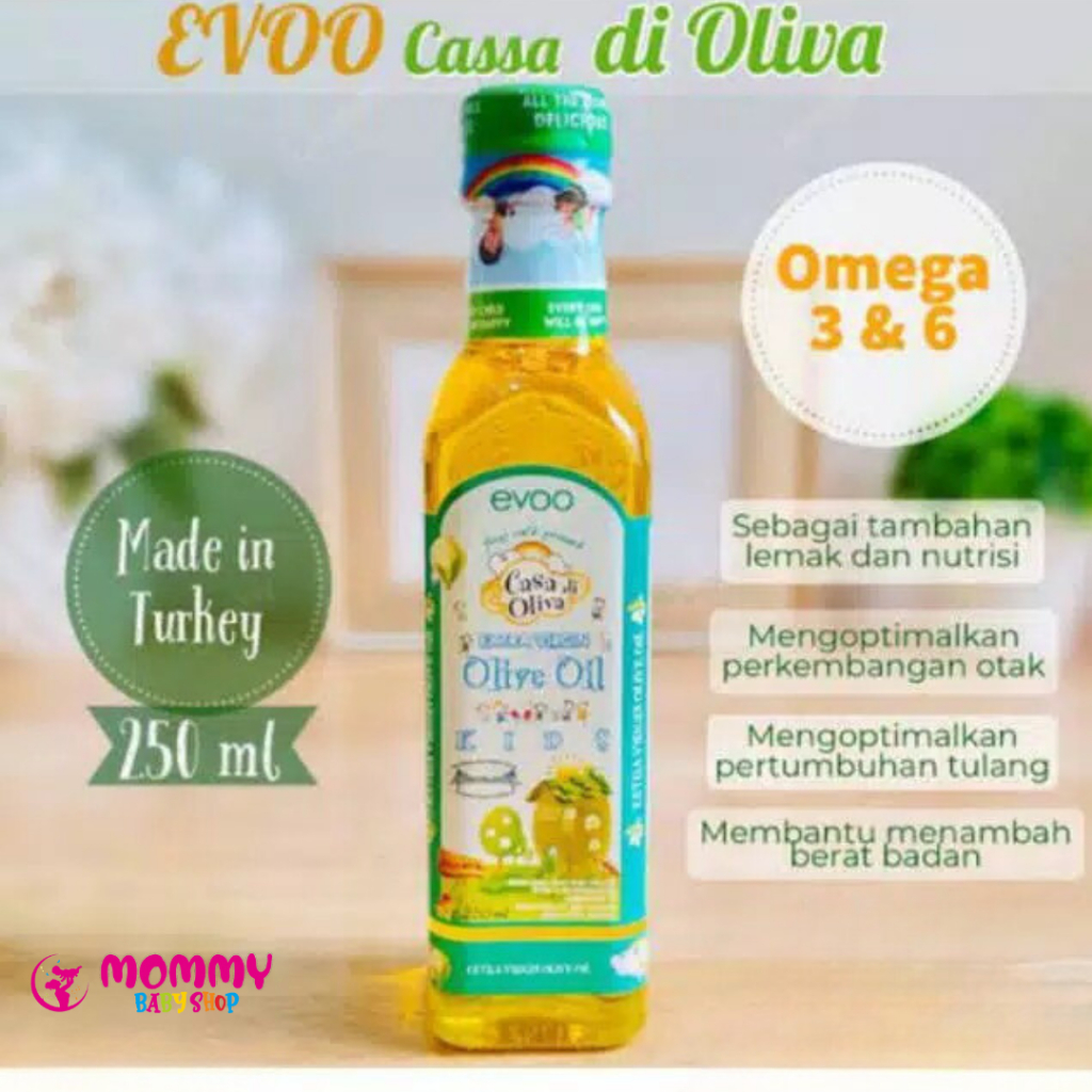 

Evoo Casa Di Oliva Kids Extra Virgin Olive Oil 250ml Evoo Minyak zaitun MPASI