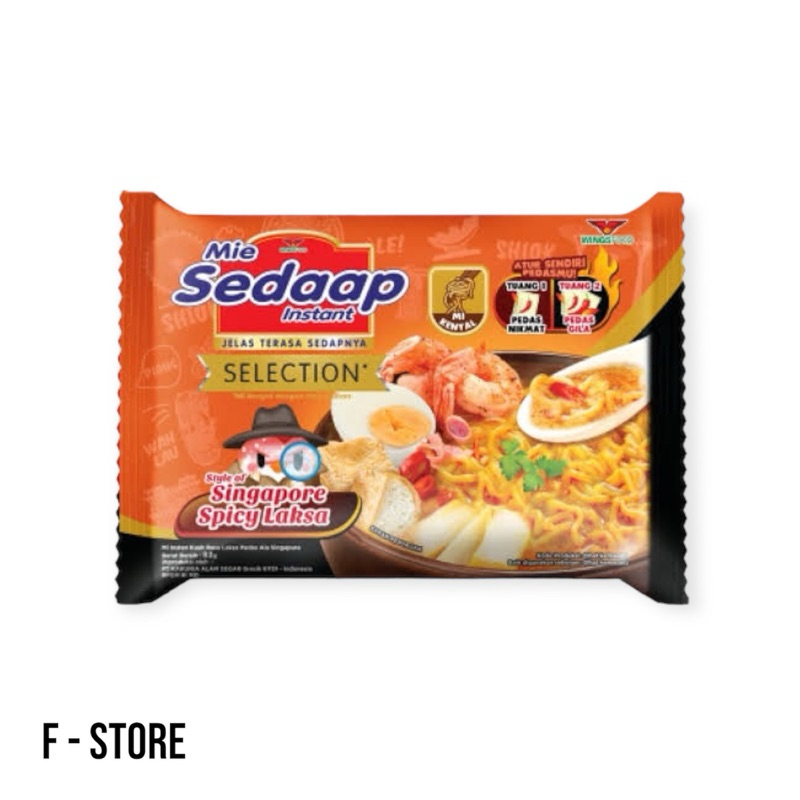 

MIE SEDAAP SELECTION SPICY LAKSA MIE INSTANT