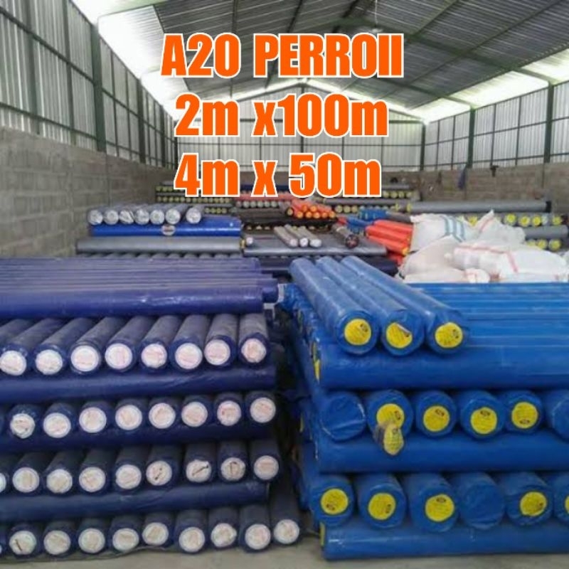 Terpal A20 Roll 2x100 Dan 4x50 Meter Korea Super UV