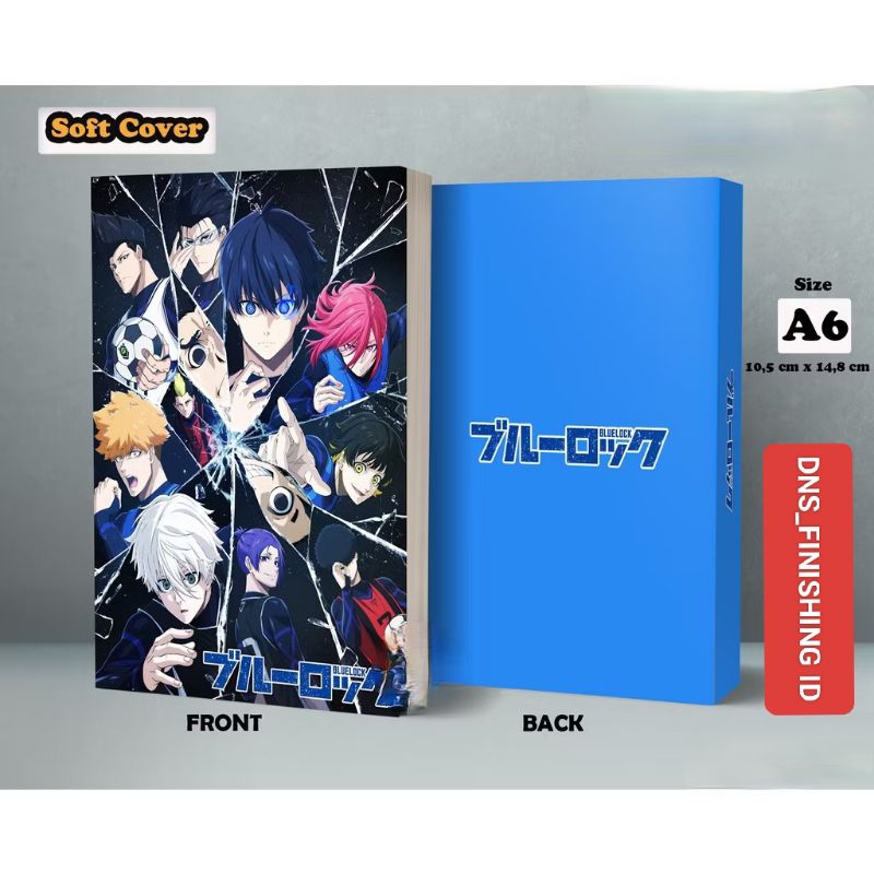 

Pocket Note Anime Blue Lock Cover Softcover