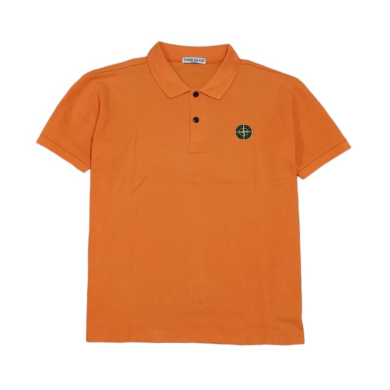 KAOS KERAH POLO SHIRT STONE ISLAND SIZE L SECOND