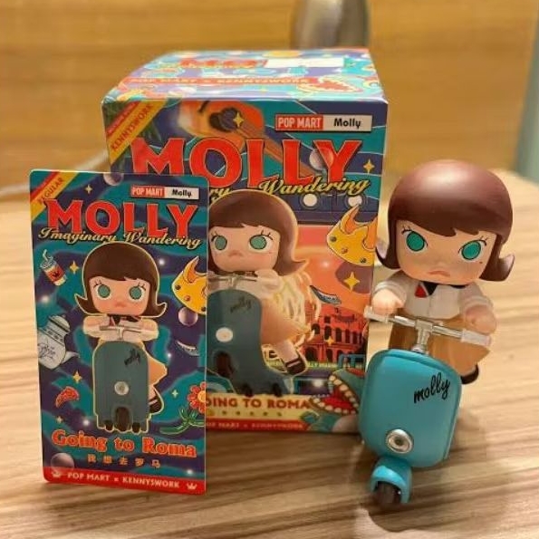 MOLLY Imaginary Wandering Original Pop Mart - Going to Roma