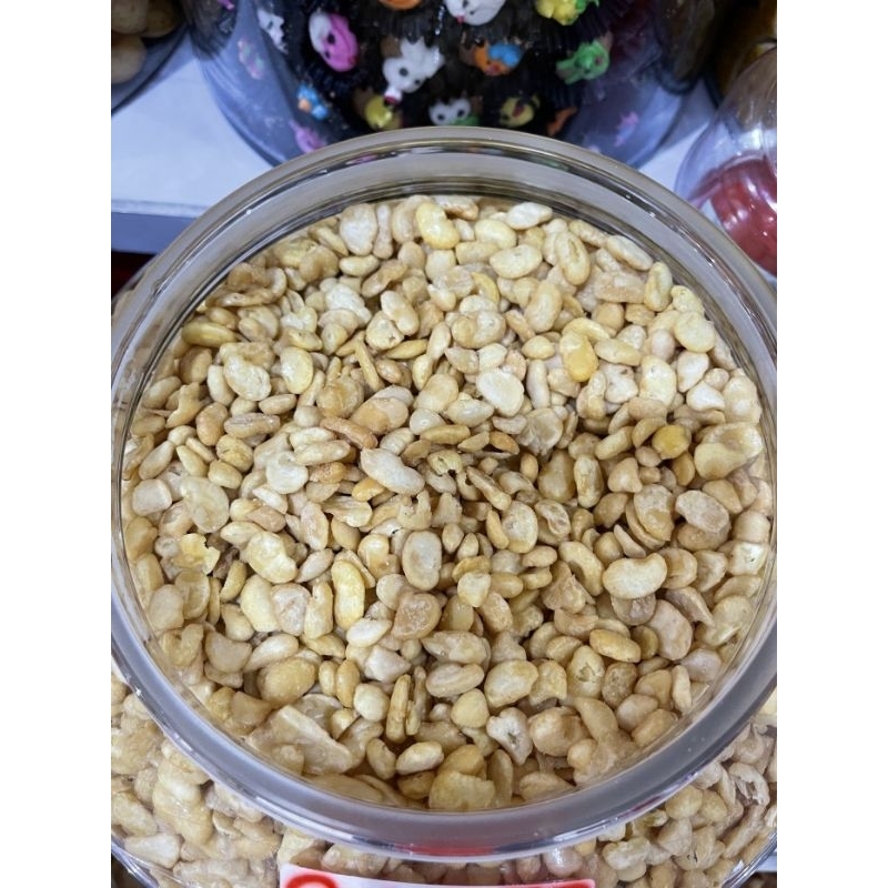 

Snack Sehat Kacang Koro Kupas Rasa Asin dan Rujak