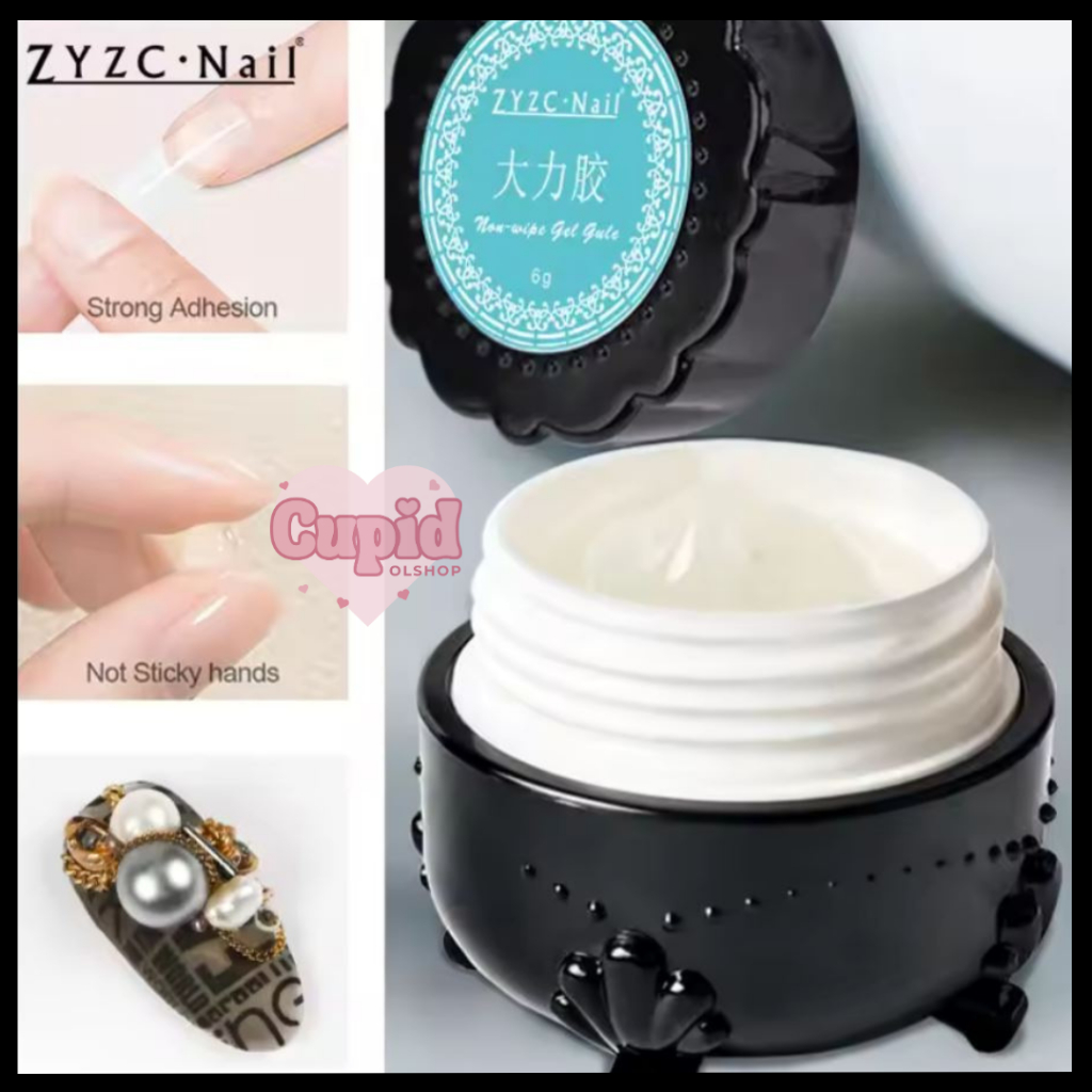 ZYZC PASTE GEL FOR ACCECORIES / ZYZC LEM AKSESORIS NAIL ART 10gr ORIGINAL