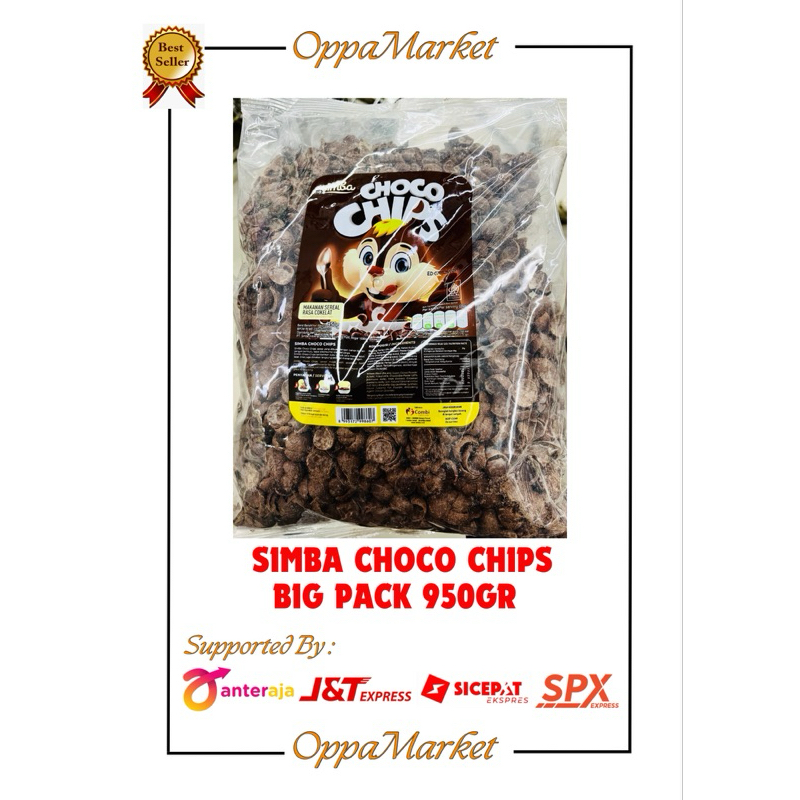 

SIMBA CHOCO CRUNCH CHIPS SEREAL BIG PACK 950GR