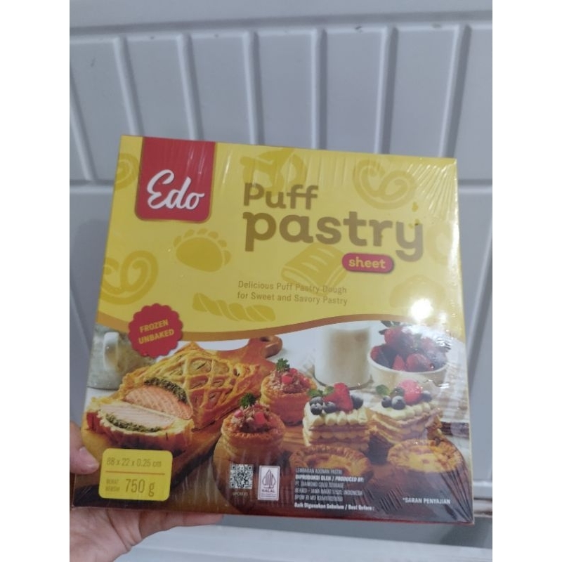 

Edo Puff Pastry Sheet uk 750gr