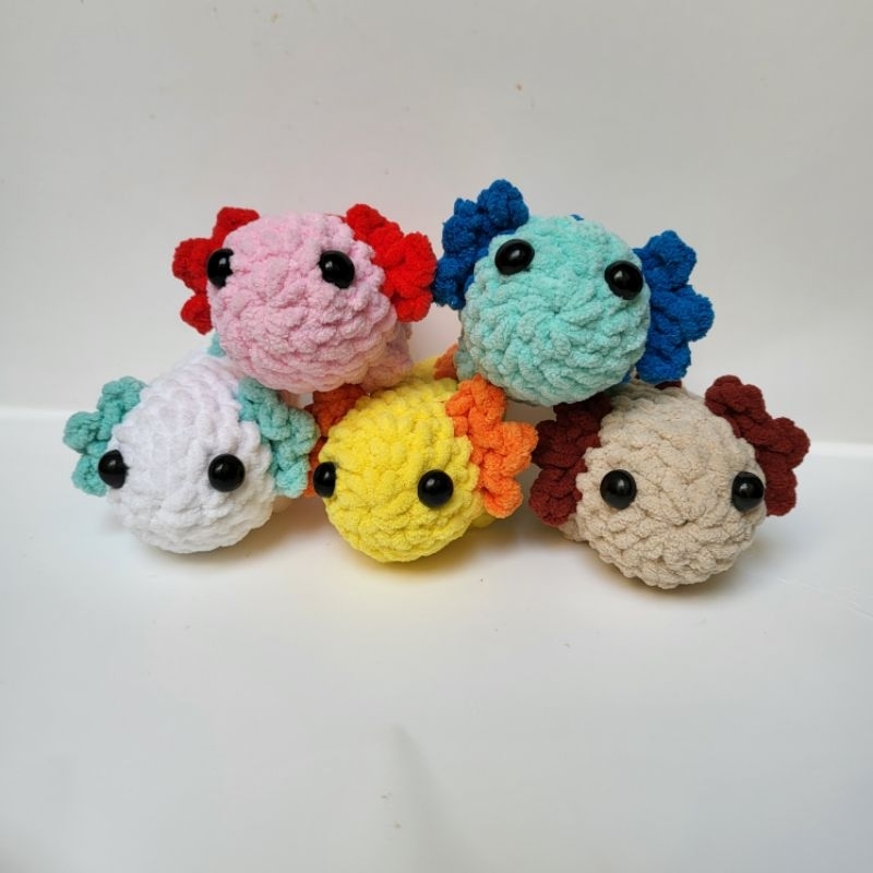 [PRE ORDER] baby axolotl crochet rajut